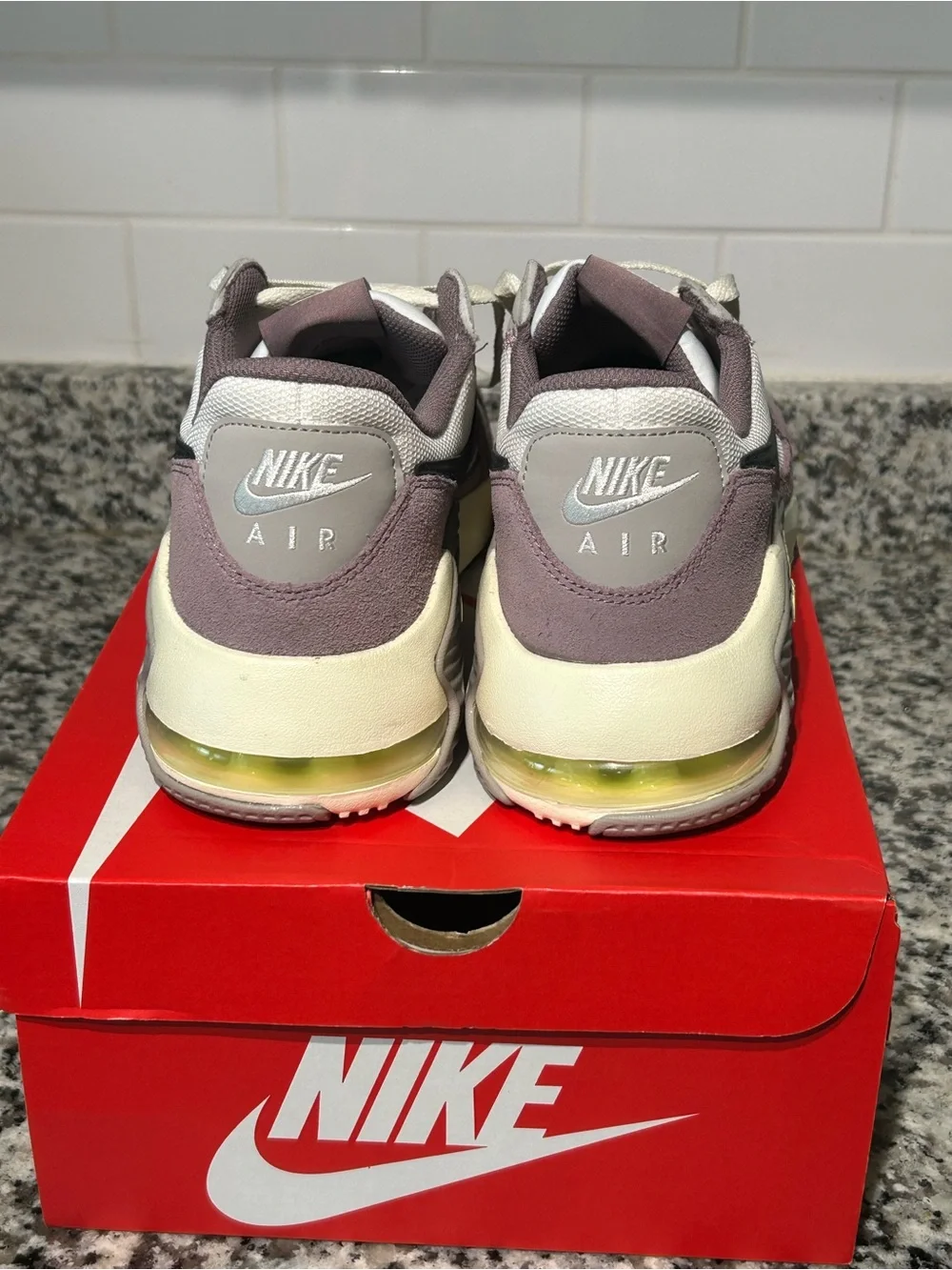 Nike Air Max Men’s Sneakers - Lavender, Cream & Black Accent